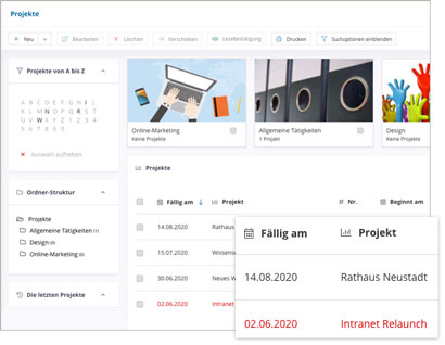 Open Source Intranet Modul Projekte