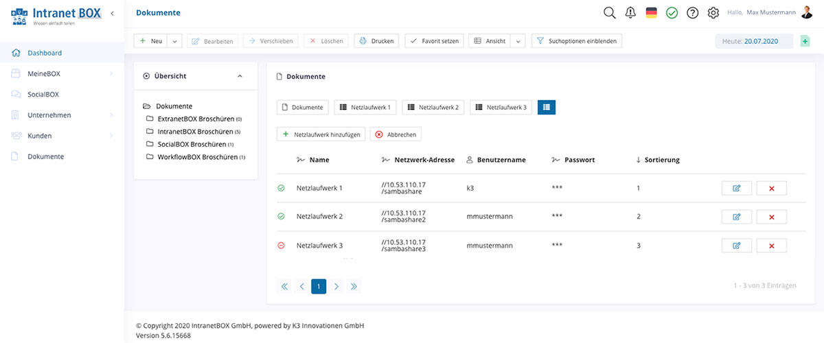 Microsoft Anbindung Dokumentenmanagement