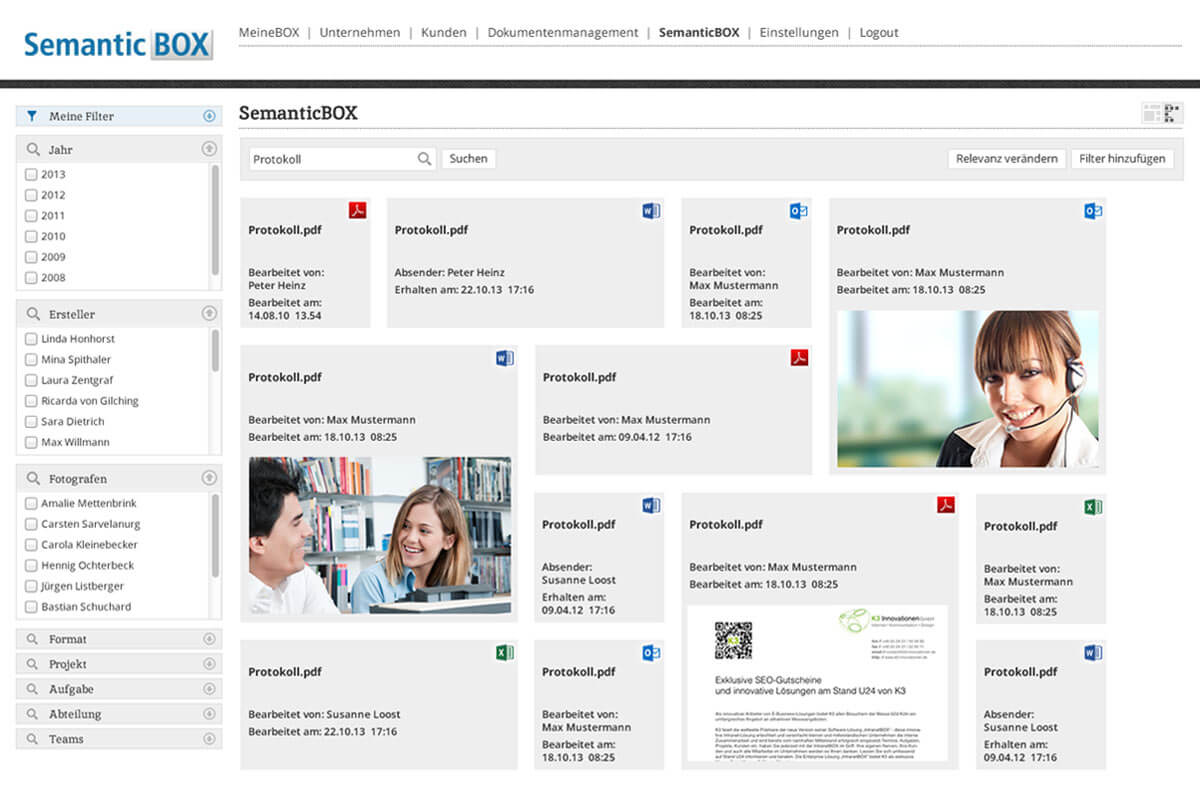 Erweiterungen Intranet Open Source SemanticBOX